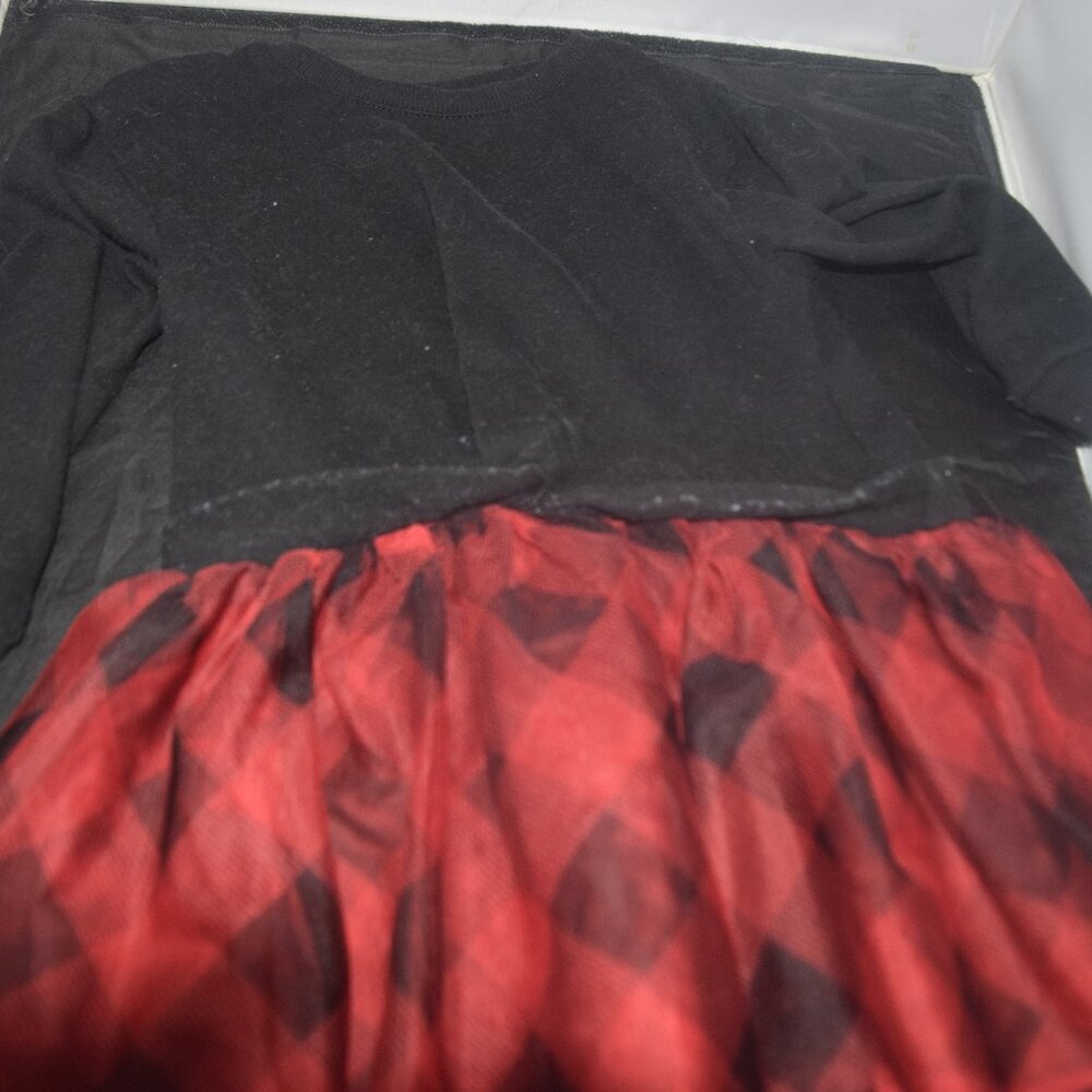 Wonder Nation buffalo plaid bottom dress 3T